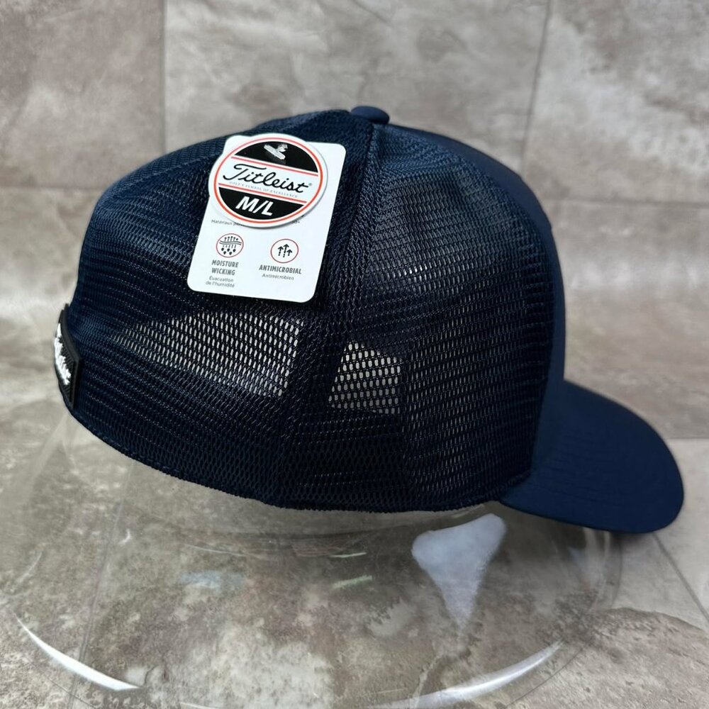 Titleist Monterey Fitted Hat Golf Cap Navy Black - New Pick Your Size! - Picture 7 of 15